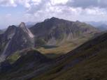 Obstanser See, dominé par le Rosskopf et Pfannspitze