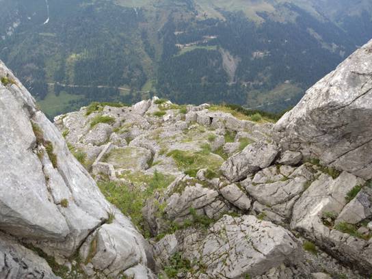 Tranchées sur le Kleiner Pal