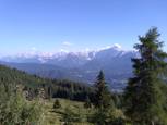 Vue sur les alpes juliennes