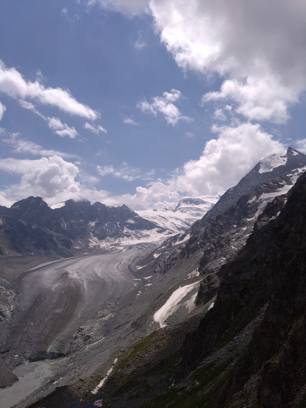 Glacier de Corbassière, Grand Combin et Combin de Corbassière