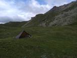 Bivouac sous le col de la Forcletta