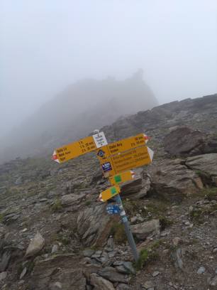 Col de la Forcletta : changement linguistique