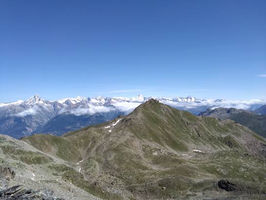 Vue sur les Alpes bernoises