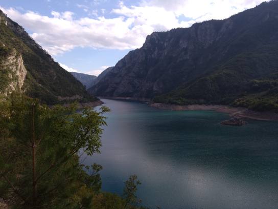 Réservoir sur la Piva