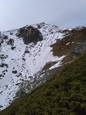 Restes d'une petite avalanche de fond