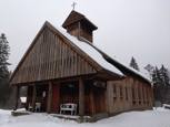 Chapelle au cœur de Nordmarka, toute de bois