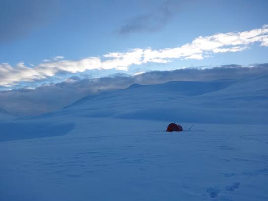 Bivouac à l'entrée des Rondane