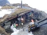 Cabane de surfeurs